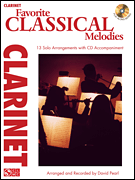 cover Favorite Classical Melodies Clarinet BK/CD cover
